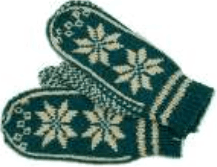 Snow Flake Mitts